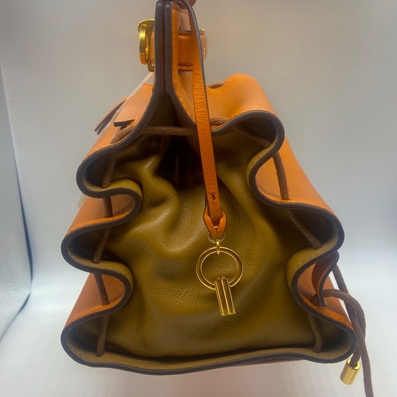 NWT Tory Burch the Lee Radziwill Petite Accordion Bag - Picture 7 of 10